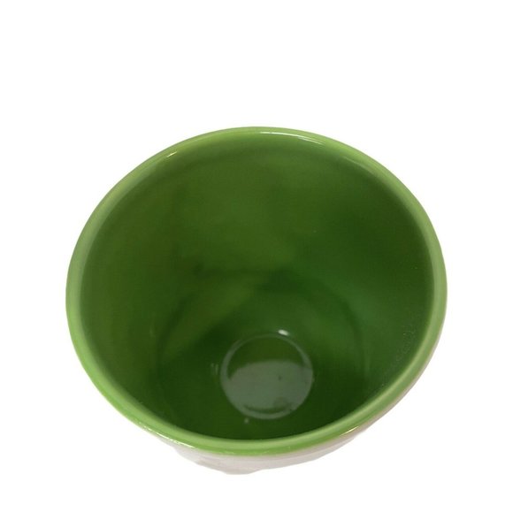 Starbucks Coffee Mug Ceramic Christmas Tree 18 oz White Green 3 1/3" x 4" 2006 - Picture 3 of 4